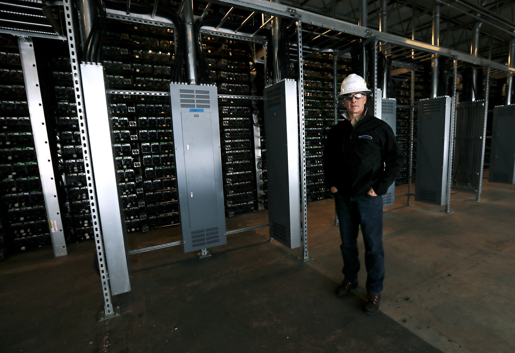 Rick Tabish at his data center in Butte